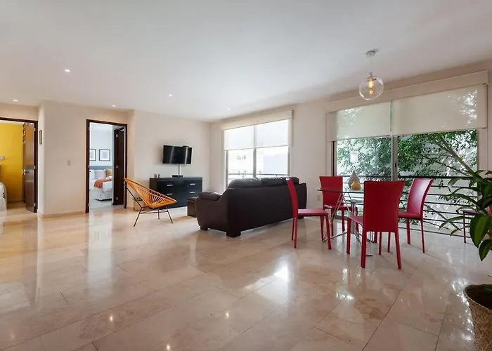 Apartamento Urban Classic Cdmx 2bd 4pax// Céntrico Con Balcón México DF