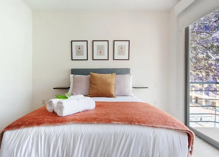 Apartamento Urban Classic Cdmx 2bd 4pax// Céntrico Con Balcón México DF
